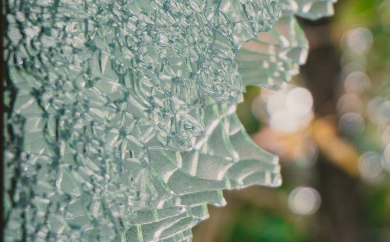 A frosted crystalline texture